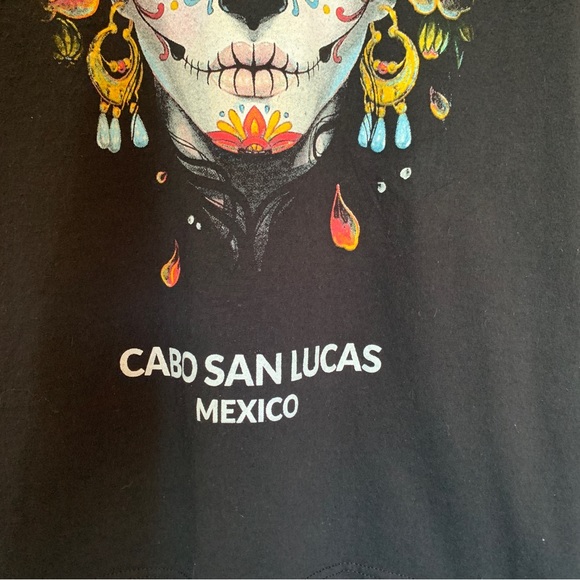 CABOS SAN LUCAS MEXICO Day of the Dead Long Sleeve T-Shirt Size Small - Picture 4 of 8